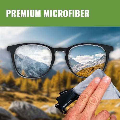 SPUDZ Classic Microfiber Lens Cleaner – Clip-On Pouch, Washable – for Binoculars, Scopes, Glasses, Screens | Classic | Nautical Stripes, 6 x 6 Inch - color: Nautical Stripes, size: 6 x 6 Inch