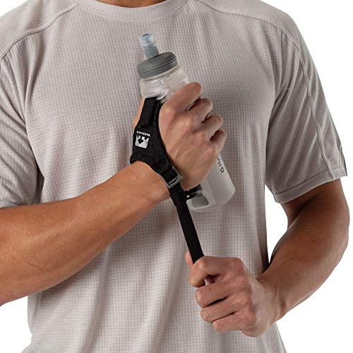 Nathan Pinnacle Lite Handheld 14oz Flask, Handheld Water Bottle for Marathons, Hiking, Ultra Running and Outdoor Activity