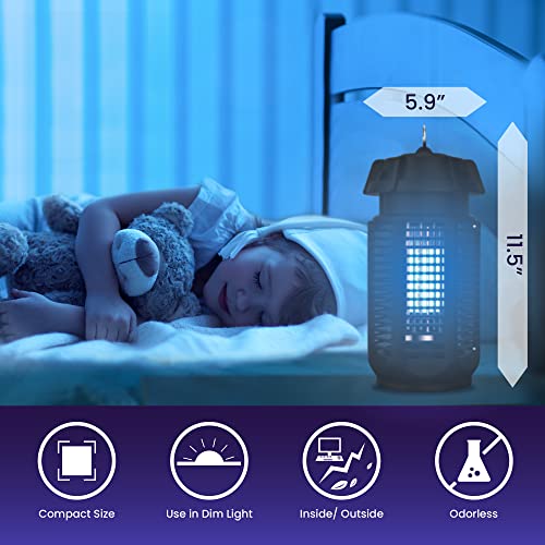 LiBa Bug Zapper Outdoor 4000V 20W, IPX4 Waterproof Insect Killer for Yard - color: Outdoor Bug Zapper