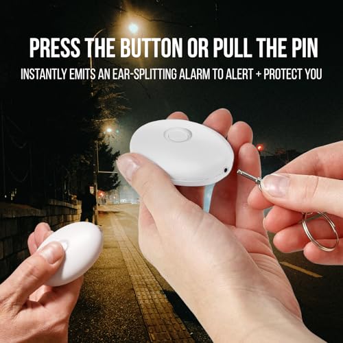 PAIN SAFARI Personal Alarm Keychain, 125dB Safety Siren for Women