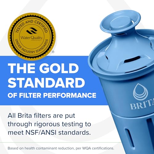 Brita XL 27 Cup Water Pitcher Dispenser, Includes 1 Elite Filter, Black | WQA and NSF/ANSI Certified, Reduces 99% Lead & Microplastics, Removes 30+ Contaminants, BPA-Free, Eliminates Chlorine Taste