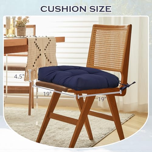 2 Pack U-Shaped Waterproof Outdoor Chair Cushions,Dark Grey - color: Dark Grey