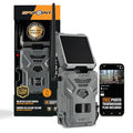 SPYPOINT Flex-S-Dark Solar Cellular Trail Camera – Built-in Solar Panel, 40MP Photos, 1080p Videos + Sound, No-Glow Game Camera, Night Vision, Motion Activated Trail Cam - style: FLEX-S DARK