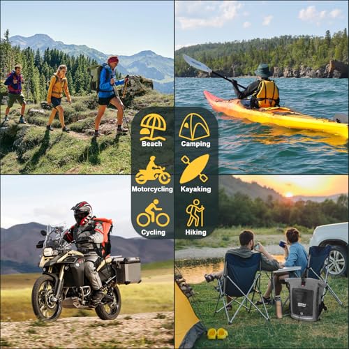 OSAH DRYPAK Waterproof Backpack Dry Bag 35L/55L/85L – Heavy Duty Roll-Top Hiking Backpack for Travel, Kayaking, Boating, Camping, Rafting and Fishing - color: Green, size: 55L