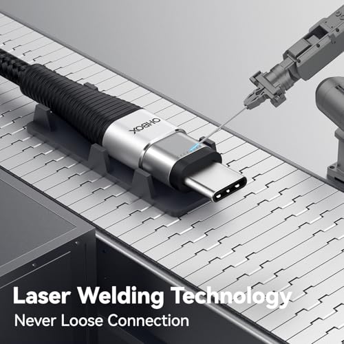 Extra Long USB C to USB C Cable 15FT 100W Type C Charger Fast Charging Cord | Heavy Duty Nylon Braided Charging Cable for iPhone 17 Pro Max 16 15, iPad Pro, Air, Mini, MacBook, Samsung, Tablet and Laptop - color: Black, size: 15 FT - 1 Pack, style: USB C