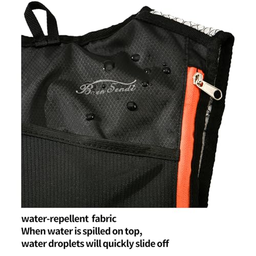 2 Pack Hydration Pack with 2L Backpack Water Bladder - Great for Outdoor Sports of Running Hiking Camping Cycling Skiing - color: (Green zipper)Black pack with bladder