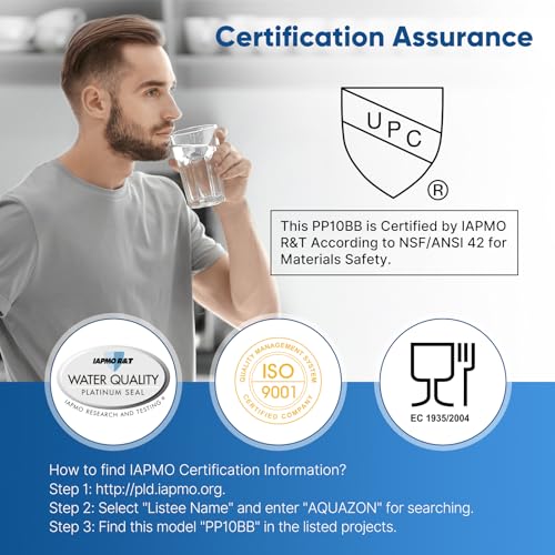 PUREPLUS 10 Micron 10" x 4.5" Whole House Sediment Home Water Filter Replacement Cartridge for Culligan RFC-BBSA, HD-950, WFHD13001B, W15-PR, GXWH30C, GXWH35F, Aqua-Pure AP817, PP10BB, 2PACK - size: 2 Count (Pack of 1), style: 10 Micron