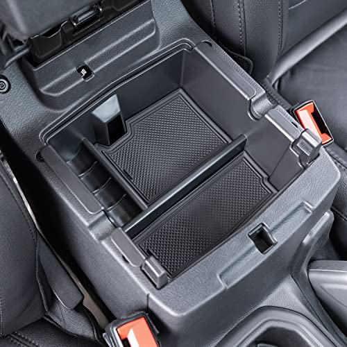 Center Console Organizer for Jeep Wrangler JL/JLU & Gladiator JT Black Trim - color: Black