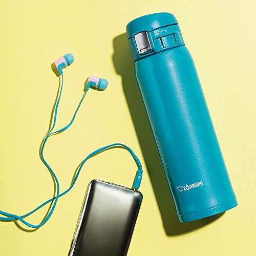Zojirushi SM-SC36AV Stainless Mug, 12-Ounce, Turquoise Blue - color: Turquoise Blue, style: 12-Ounce