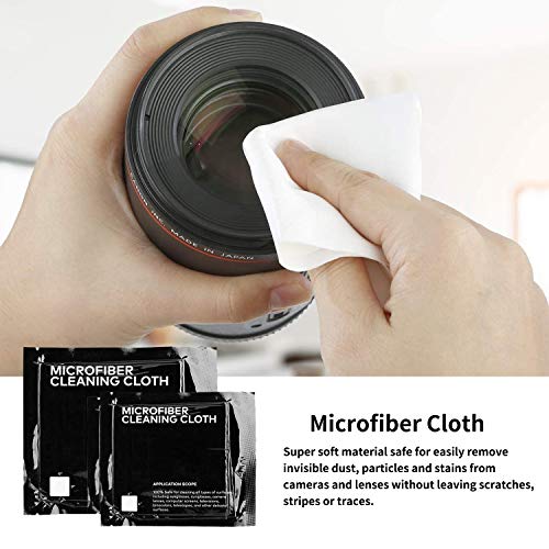 Professional DSLR Camera Cleaning Kit with APS-C Cleaning Swabs, Microfiber Cloths, Camera Cleaning Pen, for Camera Lens, Optical Lens and Digital SLR Cameras. - color: red