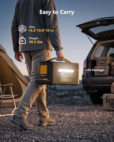 VTOMAN Jump 1800 Portable Power Station &12V Car Jump Starter - style: JP1800+Jumper Cables