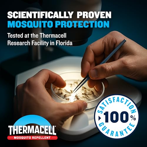 Thermacell E-ZoneGuard Patio Rechargeable Mosquito Repeller, 9-Hr Battery | 20-FT Zone; 12-Hr Refill; Scientifically Proven Outdoor Protection; Bug Spray Alternative; Scent Free; DEET-Free - style: 9 hr battery + 12 hr refill