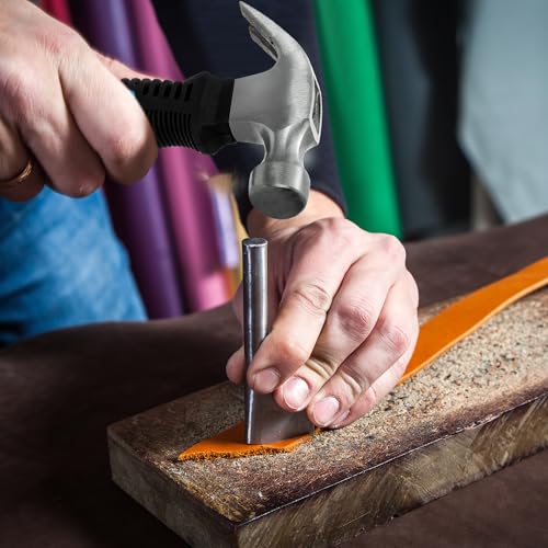 Claw Hammer Small Hammer 8oz Camping Hammer Comfortable Hammers Tools Stubby Hammer with Anti-Slip Handle for Women DIY Craft Industry Indoor Outdoor Using - size: Approx 8 ounce