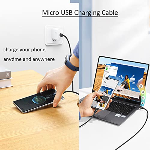 Pocxwa USB-A to Micro Charging Cable, 3.3ft USB 2.0 Charger Cord 1-Pack | Compatible with PS4 Controller, Fire TV Stick, Xbox One S/X, Samsung LG Sony Moto Nokia Old Android Phone & Tablets - size: 3.3Ft, style: 1-Pack