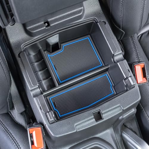 Center Console Organizer for Jeep Wrangler JL/JLU & Gladiator JT Blue Trim - color: Blue
