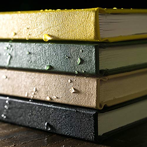 Rite in the Rain Weatherproof Hard Cover Sketchbook Notebook, 4.75" x 7.5", Yellow Cover, Blank Pattern (No. 330F) - color: Yellow, style: Traditional