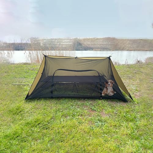 Onewind Camping Mosquito Net for Cot, Shelter Bugnet Camping Screen Room - color: Black-Bugnet Only (without Floor)