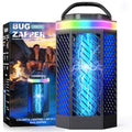 Bug Zapper Outdoor Indoor, Rechargeable Mosquito Zapper with 8000mAh Battery & LED Night Light, USB Charging Electric Fly Zapper, Portable Fly Trap Fly Killer for Patio, Backyard