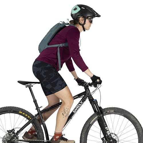 Osprey Berm Biking Backpack with Hydraulics Reservoir - Lightweight Hydration Backpack for Men and Women - color: Botswana Purple Dust Print, style: 4l