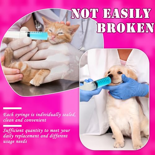 8 Pack 100ml Large Plastic Syringe with 40 inch Handy Plastic Tubing and Connections for Liquid Measuring Watering Pet Feeding