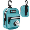 PetAmi Dog Poop Bag Holder for Leash, Waste Bag Dispenser Pet Pouch, Blue - color: Sea Blue