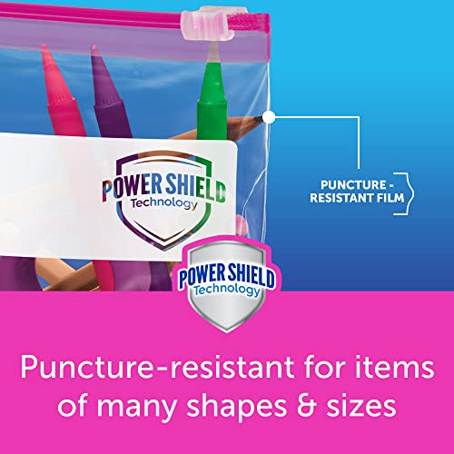 Ziploc Gallon Food Storage Slider Bags, Power Shield Technology for More Durability, 68 Count (Pack of 2) - size: 68 Count (Pack of 2)