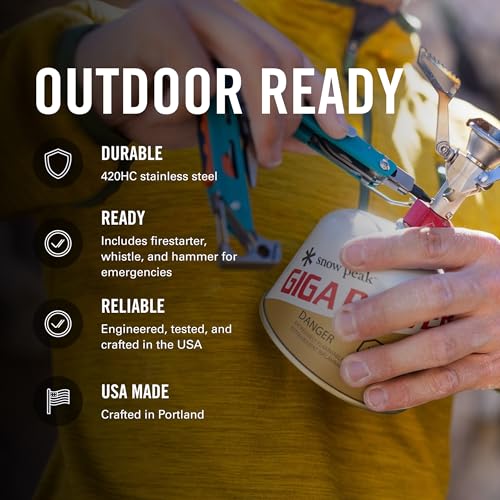 LEATHERMAN Signal 19-in-1 Multi-Tool, Mesa Verde | Ferrocerium Fire Starter, Emergency Whistle & Diamond-Coated Sharpener for Camping, Hiking & Survival, Made in USA - color: Mesa Verde