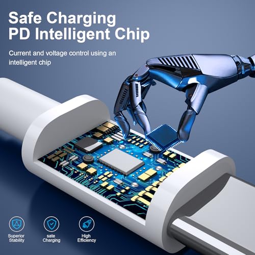 1.5FT USB A to USB C Cable, 3Pack Type C Charger Cord for iPhone 17/16/15 - size: 1.5FT