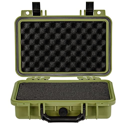 Eylar Protective Gear and Camera Hard Case Waterproof Dry Box with Foam 11.6 Inch 8.3 Inch 3.8 Inch (OD Green) - color: OD Green