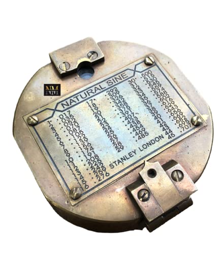 Brass Compass Trinidad Sighting Mirror Compass with Clinometer
