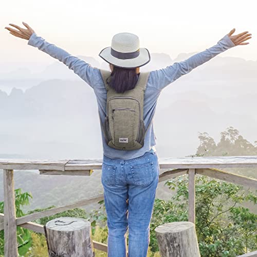 G4Free 10L/15L Hiking Backpack Lightweight Packable Hiking Daypack Small Travel Outdoor Foldable Shoulder Bag - color: Beige, size: 10L