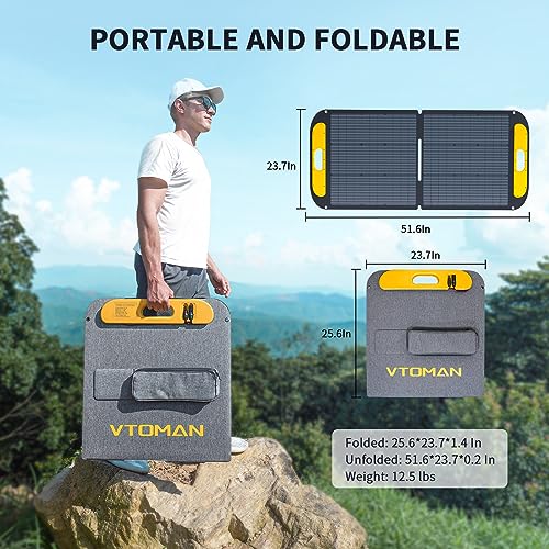 VTOMAN Jump 600X 600W Portable Power Station with 110W Solar Panel - style: Jump 600X+110W