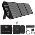30W Solar Panels Charger Portable Foldable with USB-C USB-A MC4 DC | Fast Charging for Backpacking, Travel, Camping, for iPhone LG Google, Power Bank, Power Station Generator - size: 30W