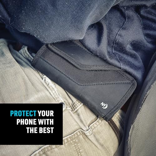Nite Ize Clip Case Sideways Universal Rugged Holster - Belt Clip Phone Case for Easy Access - Heavy Duty & Protective - Multi-Purpose - Durable Design - Horizontal, XL - size: XL, style: Horizontal
