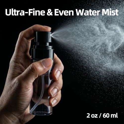3 Pack Small Spray Bottle 2oz / 60ml, Fine Mist Mini Water Spray Bottles