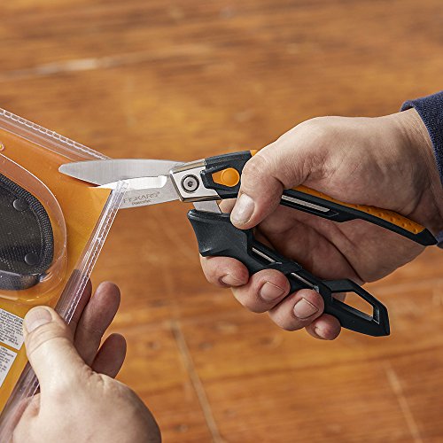Fiskars Pro 8" PowerArc Easy Action Utility Snips, Heavy-Duty Scissors - style: Utility Snips 8 in.