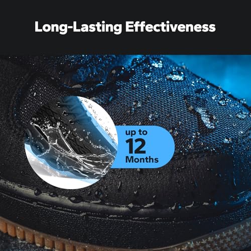 Shoes Protector Spray (5.4 Fl Oz), Suede & Leather Protector Spray, Waterproofing & Stain Guard for Shoes, Boots, Bags & Upholstery, Long-Lasting Water Repellent Spray