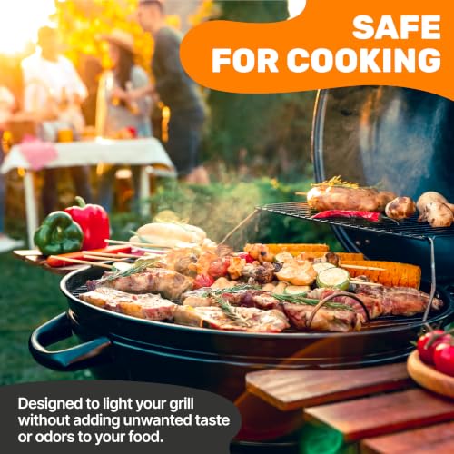 300 pcs Fire Starter - Natural Fire Starters for Campfires, Fire Pit, Pizza Oven, Fireplace, Smoker, BBQ, Pellet Stove & Wood - Fire Starters for Grill, Charcoal Starter - size: 300 pieces