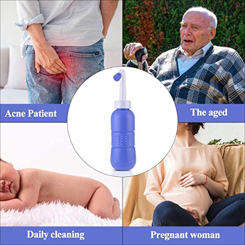 Portable Bidet Bottle for Travel Personal Hygiene Care Manual Bidet (11in) - size: 11in