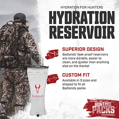Badlands Hydration Reservoir - Reservoir w/ Insulated Drinking Tube | Featuring a reversible design for easier cleaning plus a Plug-N-Play connector for replacements - style: 3 Liter