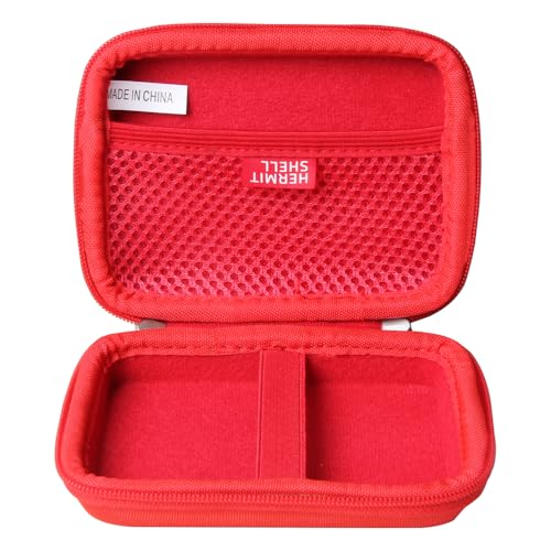 Hermitshell Hard Travel Case for INIU Portable Charger Smaller & Lighter 45W Fast Charging 10000mAh PD Power Bank Battery Pack (Only Case) (Red) - color: Red