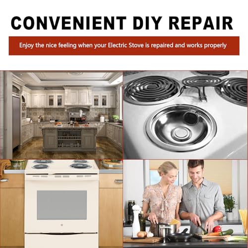 WB17T10006 Terminal Block Kit Compatible with GE Electric Stove, 2 Pack | Range Surface Burner Plug Connector Replacement Kit, Replaces AP3203326 WB17K10003 WB17T10009 - size: 2 PCS