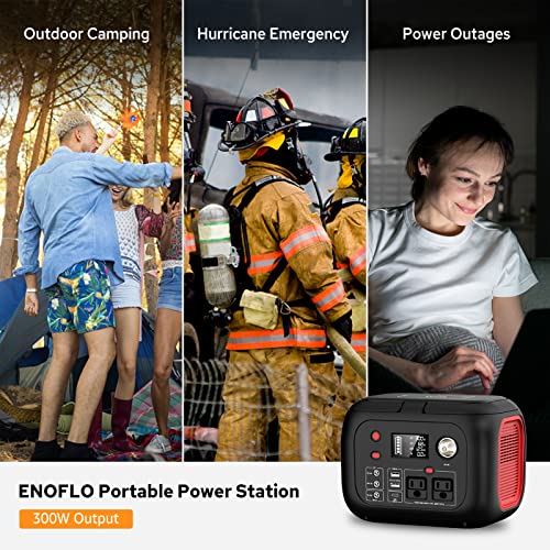 60W Portable Foldable Solar Panel Charger for Outdoor Camping 12 Volt Waterproof High Efficiency Solar Panel Kit&Portable Power Station 228Wh Power Bank 61600mAh Battery Pack Fasting Charging 300W AC