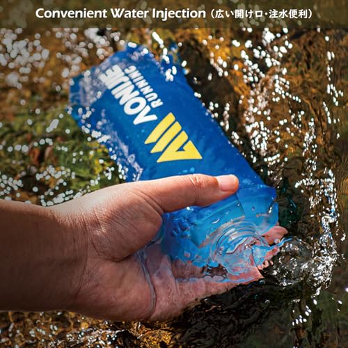 TRIWONDER Running Handheld Water Bottle 17.6oz BPA-Free Hydration Bottle for Running, Marathons & Walking - color: B-500ml Handheld Holder Strap