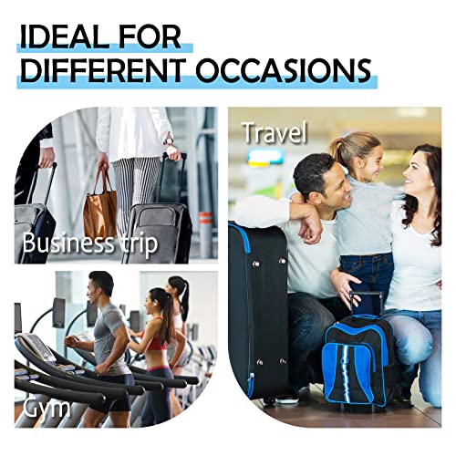 Gloppie 4-Pack Packing Cubes for Luggage - Organizer Suitcase Bags Set - Carry On Travel Accessories - color: 4 PACK Black Honeycomb