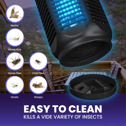 LiBa Bug Zapper Outdoor 4000V 20W, IPX4 Waterproof Insect Killer for Yard - color: Outdoor Bug Zapper