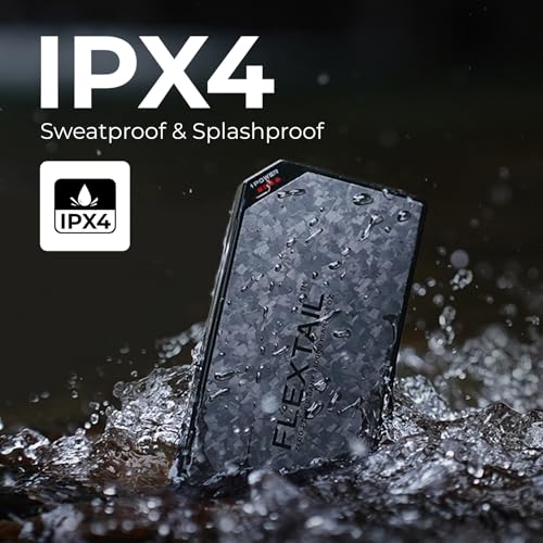 FLEXTAILGEAR 10000mAh Power Bank, Outdoor Portable Power Bank | Lightweight Outdoor Travel Fast Charging Carbon Fiber, Slim USB-C Portable Charger Battery Pack for Phones - size: 10000mAh-0.39in