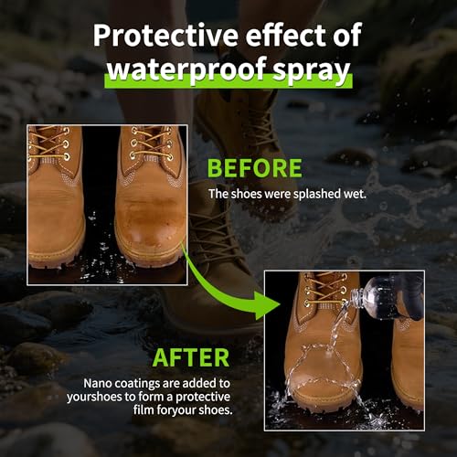 Suede Nubuck Boots Shoe Cleaner Kit Waterproof protecter Spray | Fabric Leather Boots Trainer Shoe Cleaning Kit Brush Towel - color: 4pcs Waterproof Protecter Spray