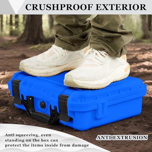 Relaxweex 11.3 x 8.7 x 4.2 Inch Hard Case, Grid Shell, Blue - color: Blue, size: 11.3 x 8.7 x 4.2 Inch, style: Grid Shell
