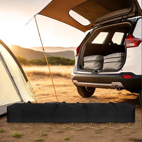 Large Tent Storage Bag, Heavy Duty 600D Canopy Tent Bag with Padded Adjustable Handles for Various Camping Party Canopy Hammock Tent Poles, 82.7" Lx12.6 Wx8.3 H, Black - size: 82.7"Lx12.6"Wx8.3"H